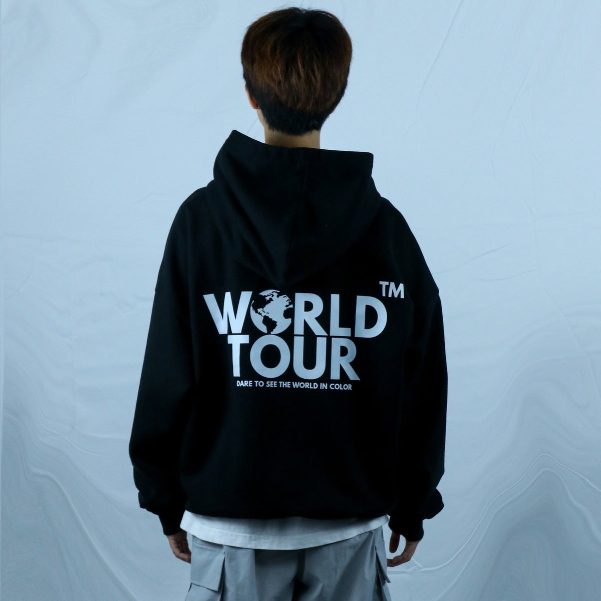 World Tour™ "ORIGINALS" Heavyweight hoodie- Jet Black