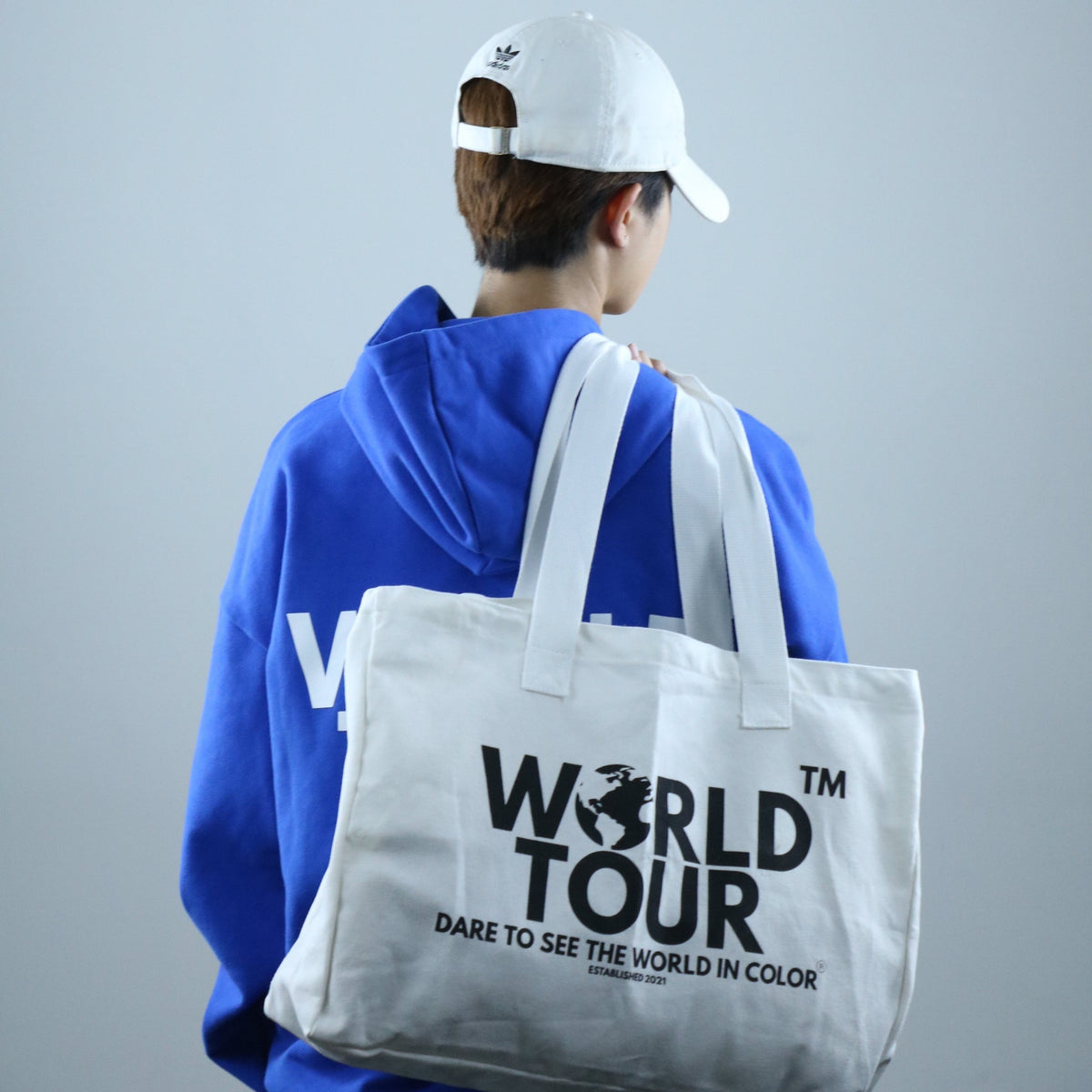 World Tour™  "ORIGINALS" White Tote Bag