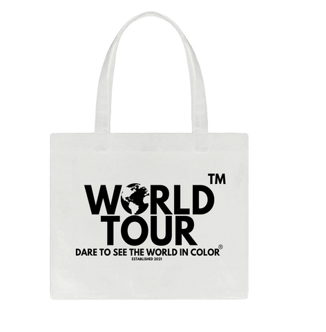 World Tour™  "ORIGINALS" White Tote Bag