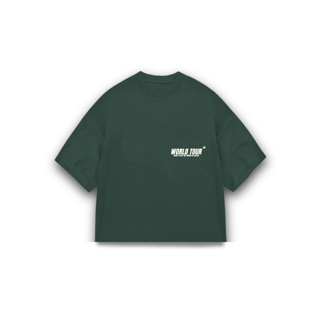 "Yasmeen" Heavyweight Evergreen T-shirt