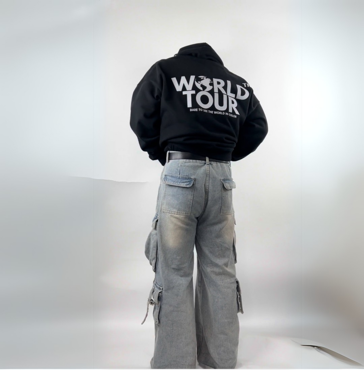 World Tour™ "ORIGINALS" Heavyweight hoodie- Jet Black